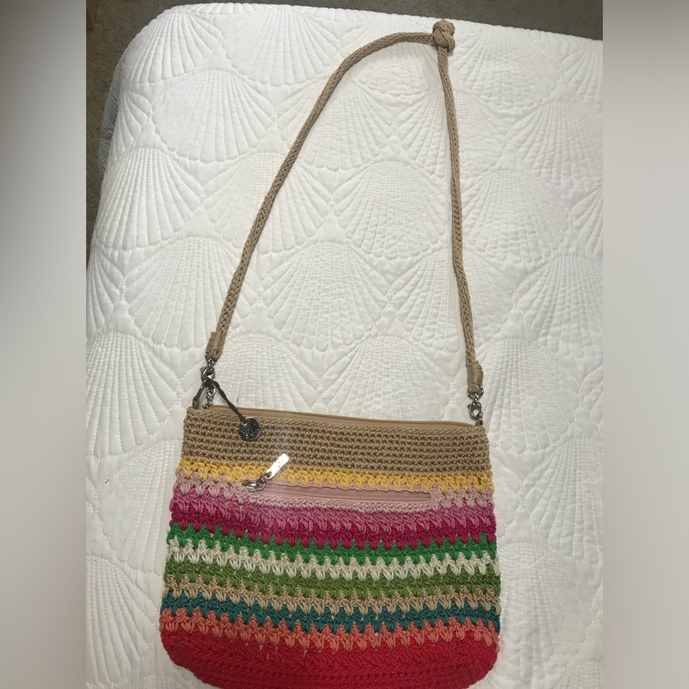 The Sak Rainbow crocheted crossbody bag